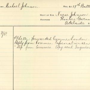 Soldier packet page