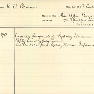 Soldier packet page