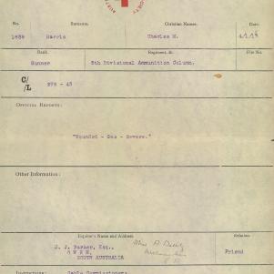 Soldier packet page