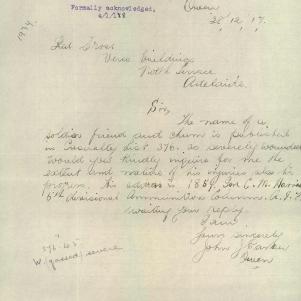 Soldier packet page