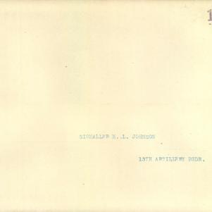 Soldier packet page