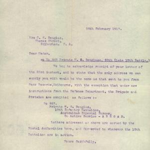 Soldier packet page