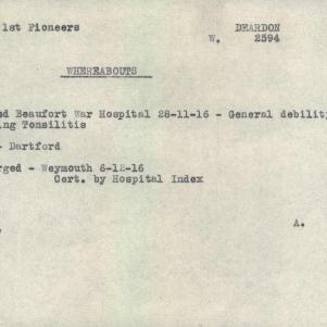 Soldier packet page