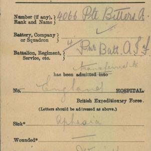 Soldier packet page