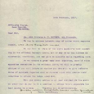 Soldier packet page