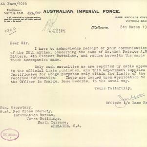 Soldier packet page