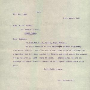 Soldier packet page