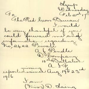 Soldier packet page