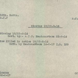 Soldier packet page