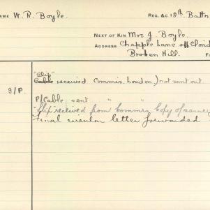Soldier packet page