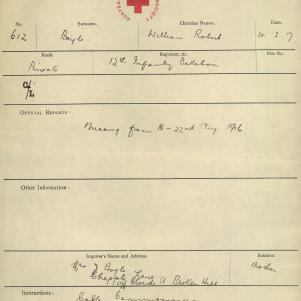 Soldier packet page