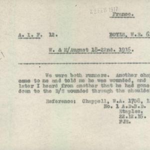 Soldier packet page