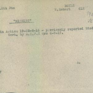 Soldier packet page