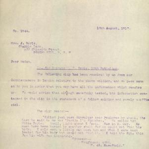 Soldier packet page