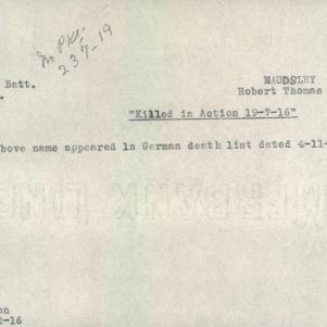 Soldier packet page