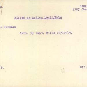 Soldier packet page