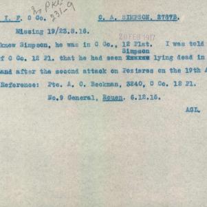 Soldier packet page
