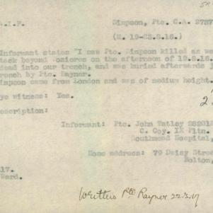 Soldier packet page