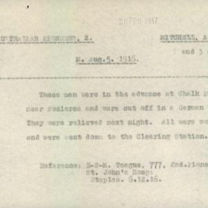 Soldier packet page