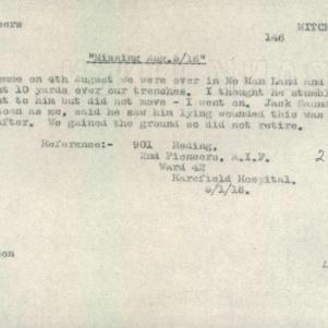 Soldier packet page