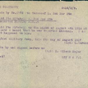 Soldier packet page
