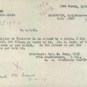 Soldier packet page
