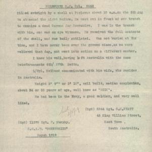 Soldier packet page
