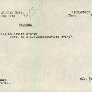 Soldier packet page