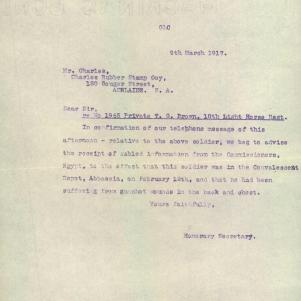 Soldier packet page