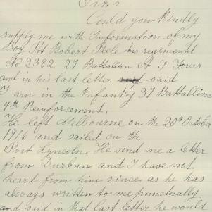 Soldier packet page
