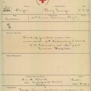 Soldier packet page