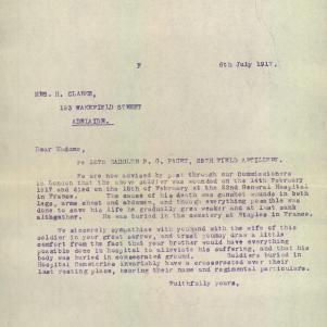 Soldier packet page