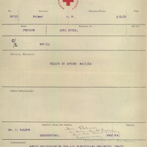 Soldier packet page