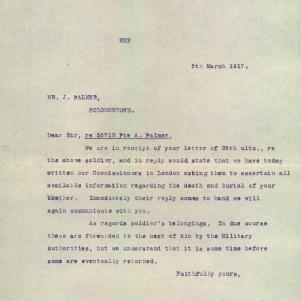 Soldier packet page