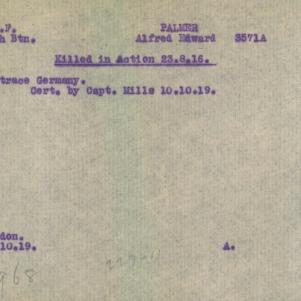 Soldier packet page
