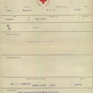 Soldier packet page