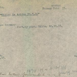 Soldier packet page