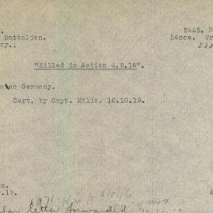 Soldier packet page