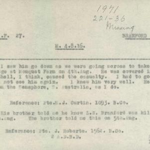 Soldier packet page