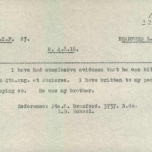Soldier packet page