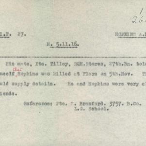 Soldier packet page