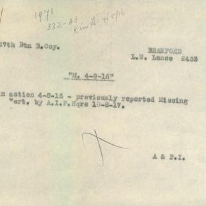 Soldier packet page