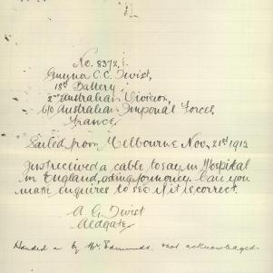 Soldier packet page