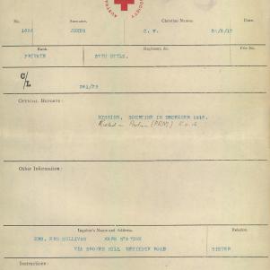 Soldier packet page