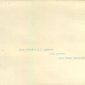 Soldier packet page