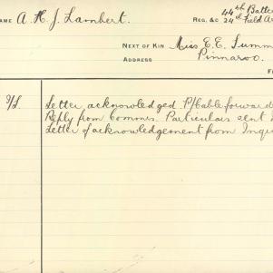 Soldier packet page