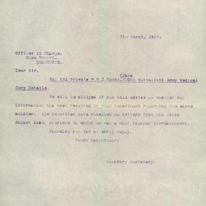 Soldier packet page