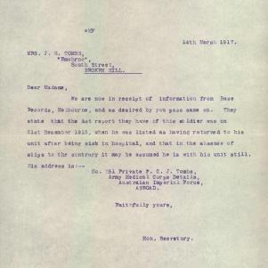 Soldier packet page