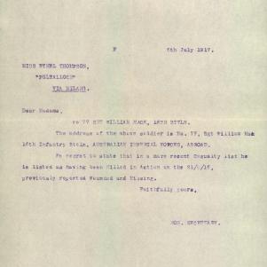 Soldier packet page