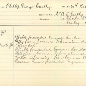 Soldier packet page